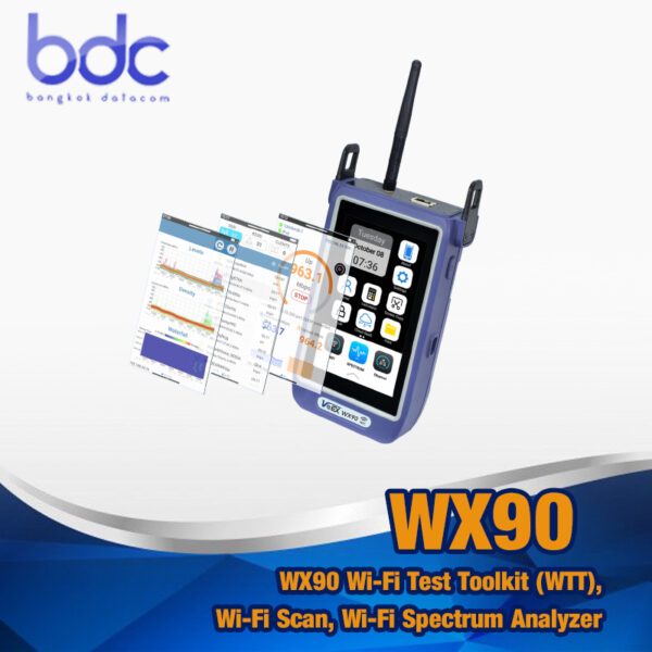 WX90 Wi-Fi Test Toolkit (WTT), Wi-Fi Scan, Wi-Fi Spectrum Analyzer - VeEx
